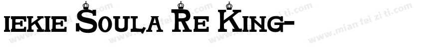 iekie Soula Re King字体转换